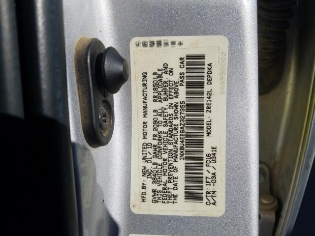 Photo 9 VIN: 1NXBU4EE6AZ327355 - TOYOTA COROLLA BA 