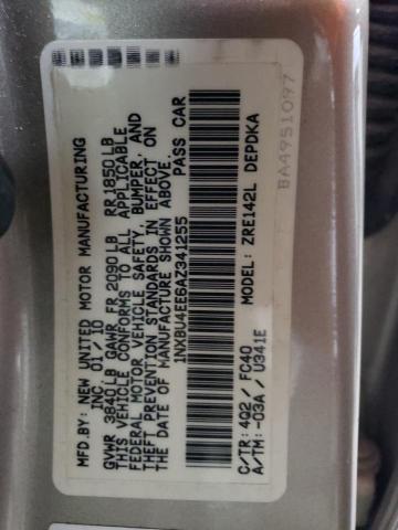 Photo 11 VIN: 1NXBU4EE6AZ341255 - TOYOTA COROLLA 