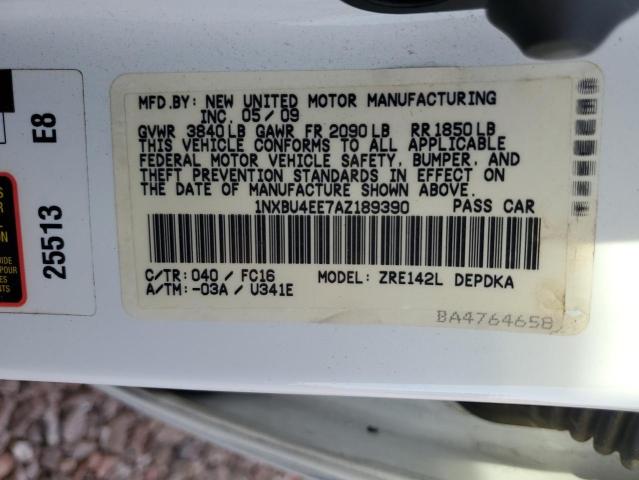 Photo 11 VIN: 1NXBU4EE7AZ189390 - TOYOTA COROLLA 