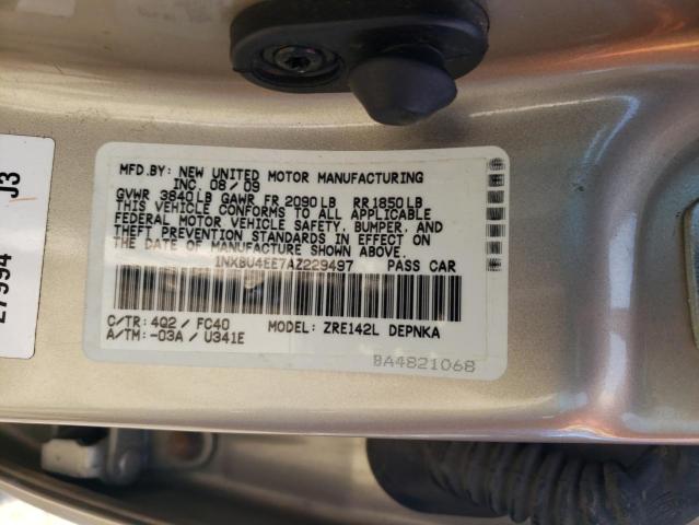 Photo 11 VIN: 1NXBU4EE7AZ229497 - TOYOTA COROLLA 