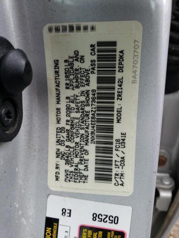 Photo 11 VIN: 1NXBU4EE8AZ173649 - TOYOTA COROLLA BA 