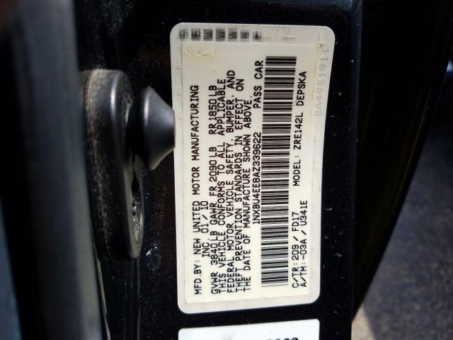 Photo 9 VIN: 1NXBU4EE8AZ339622 - TOYOTA COROLLA BA 