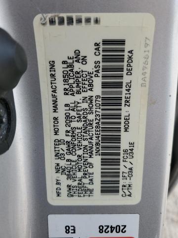 Photo 12 VIN: 1NXBU4EE8AZ371079 - TOYOTA COROLLA BA 