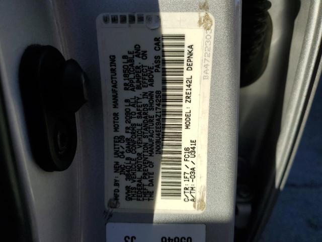 Photo 9 VIN: 1NXBU4EE9AZ174258 - TOYOTA COROLLA 