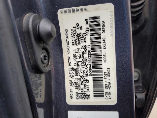 Photo 11 VIN: 1NXBU4EE9AZ228111 - TOYOTA COROLLA BA 