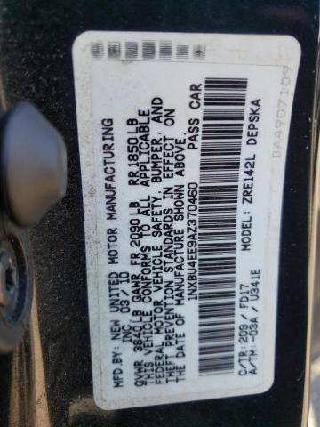 Photo 11 VIN: 1NXBU4EE9AZ370460 - TOYOTA COROLLA 