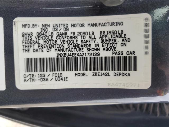 Photo 11 VIN: 1NXBU4EEXAZ172129 - TOYOTA COROLLA BA 