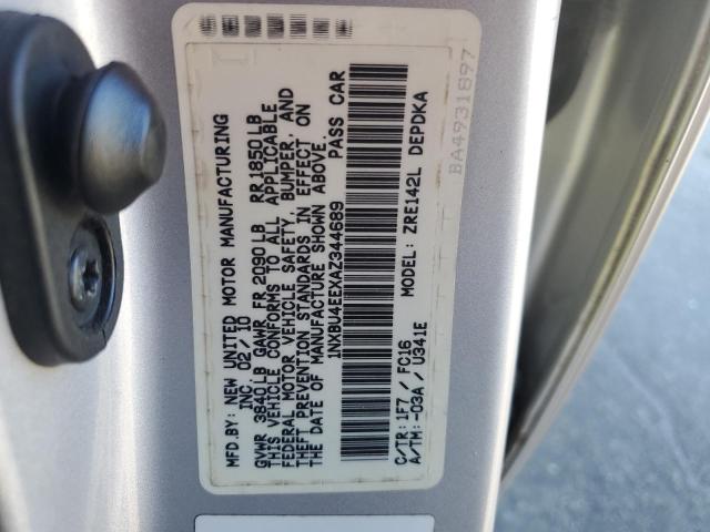 Photo 11 VIN: 1NXBU4EEXAZ344689 - TOYOTA COROLLA BA 