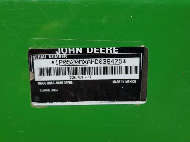 Photo 9 VIN: 1P0520MXAHD036475 - JOHN DEERE 520M 