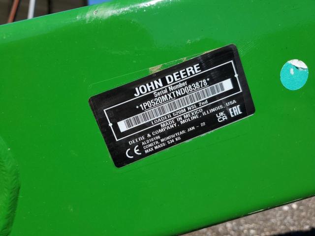 Photo 9 VIN: 1P0520MXTND083878 - JOHN DEERE LOADER 