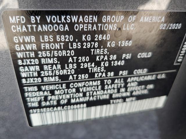 Photo 12 VIN: 1V21E2CA8LC209686 - VOLKSWAGEN ATLAS 