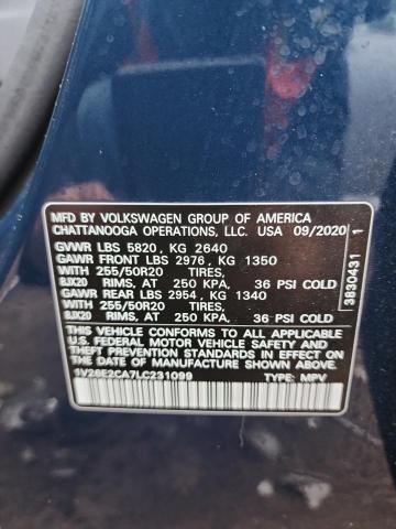 Photo 13 VIN: 1V26E2CA7LC231099 - VOLKSWAGEN ATLAS CROS 