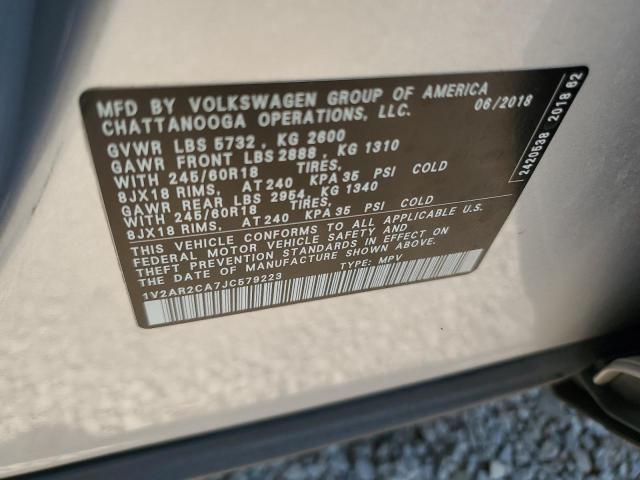 Photo 11 VIN: 1V2AR2CA7JC579223 - VOLKSWAGEN ATLAS 