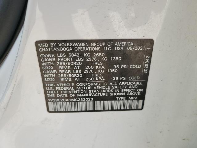 Photo 13 VIN: 1V2BE2CA1MC232023 - VOLKSWAGEN ATLAS CROS 