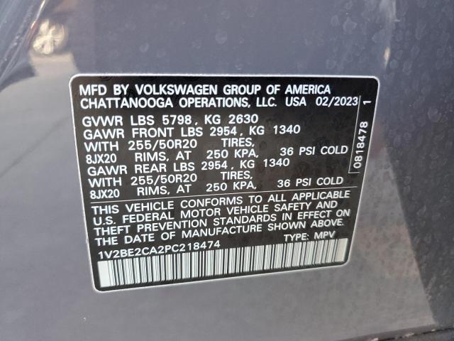 Photo 13 VIN: 1V2BE2CA2PC218474 - VOLKSWAGEN ATLAS CROS 