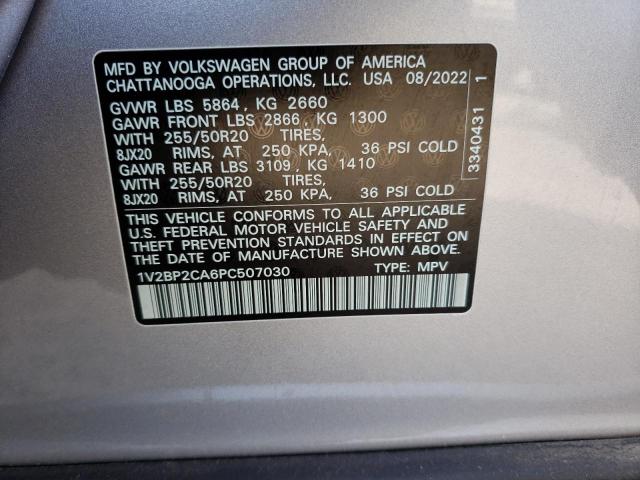 Photo 13 VIN: 1V2BP2CA6PC507030 - VOLKSWAGEN ATLAS SEL 