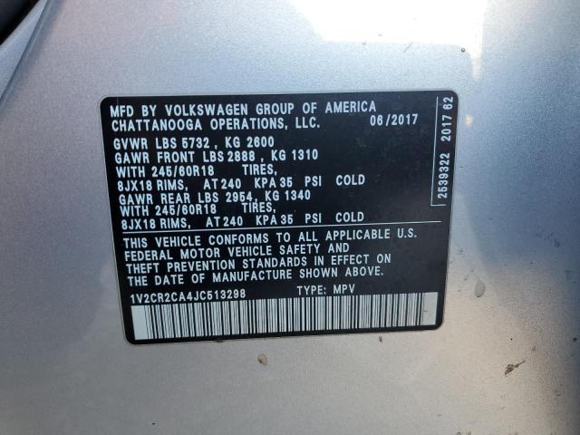 Photo 12 VIN: 1V2CR2CA4JC513298 - VOLKSWAGEN ATLAS SE 