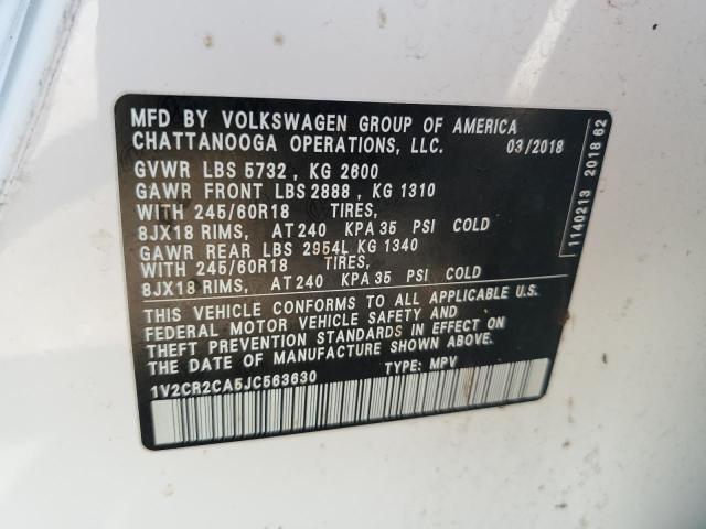 Photo 13 VIN: 1V2CR2CA5JC563630 - VOLKSWAGEN ATLAS 