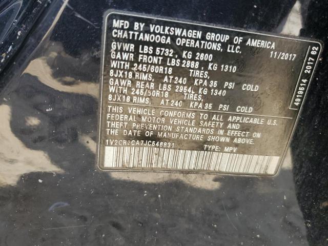 Photo 13 VIN: 1V2CR2CA7JC546831 - VOLKSWAGEN ATLAS SE 