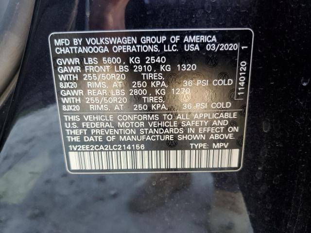 Photo 12 VIN: 1V2EE2CA2LC214156 - VOLKSWAGEN ATLAS CROS 