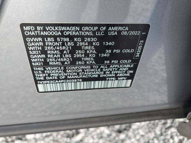 Photo 13 VIN: 1V2FE2CA4PC203976 - VOLKSWAGEN ATLAS CROS 