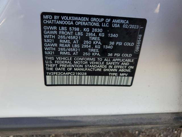 Photo 12 VIN: 1V2FE2CA4PC219028 - VOLKSWAGEN ATLAS 