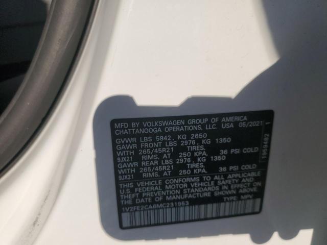 Photo 11 VIN: 1V2FE2CA6MC231953 - VOLKSWAGEN ATLAS CROS 