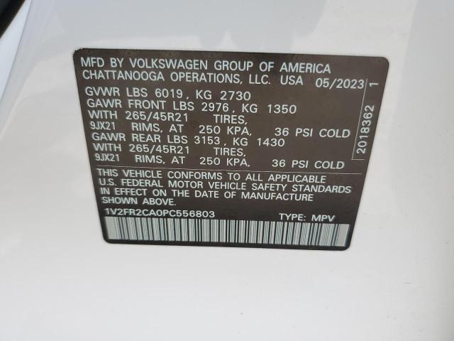 Photo 13 VIN: 1V2FR2CA0PC556803 - VOLKSWAGEN ATLAS 