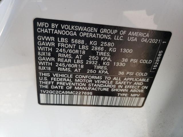 Photo 13 VIN: 1V2GC2CA9MC227695 - VOLKSWAGEN ATLAS 