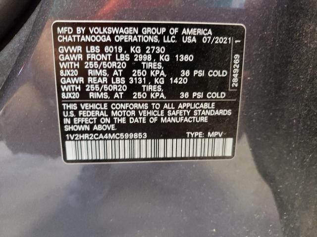 Photo 13 VIN: 1V2HR2CA4MC599853 - VOLKSWAGEN ATLAS SE 