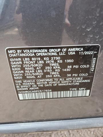 Photo 12 VIN: 1V2HR2CA5PC517634 - VOLKSWAGEN ATLAS SE 