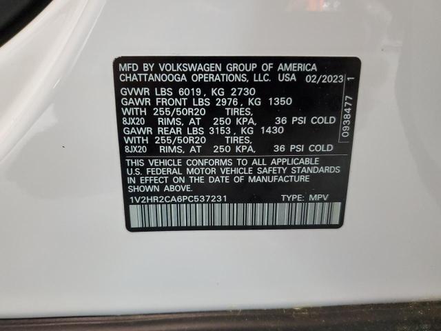 Photo 12 VIN: 1V2HR2CA6PC537231 - VOLKSWAGEN ATLAS 