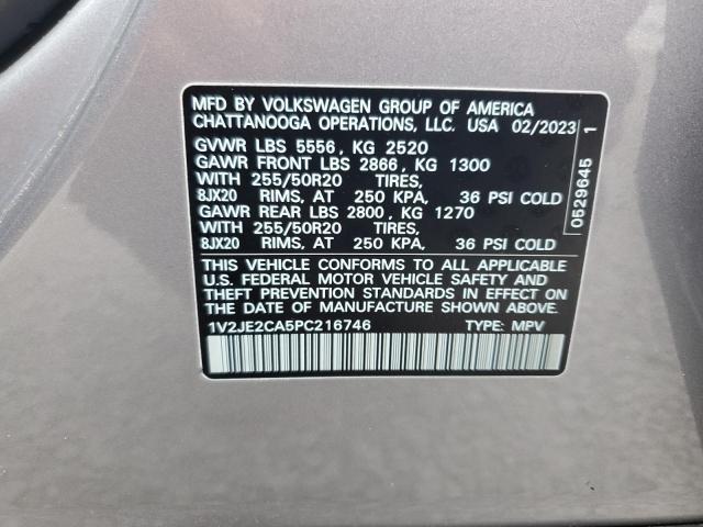 Photo 12 VIN: 1V2JE2CA5PC216746 - VOLKSWAGEN ATLAS 