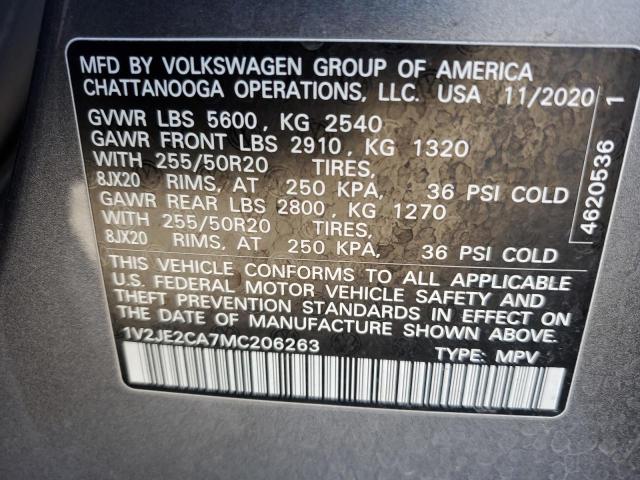 Photo 11 VIN: 1V2JE2CA7MC206263 - VOLKSWAGEN ATLAS 