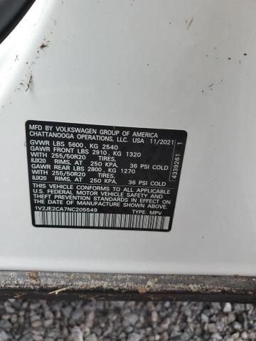 Photo 13 VIN: 1V2JE2CA7NC205549 - VOLKSWAGEN ATLAS CROS 