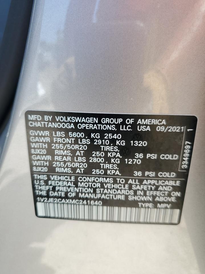 Photo 13 VIN: 1V2JE2CAXMC241640 - VOLKSWAGEN ATLAS 