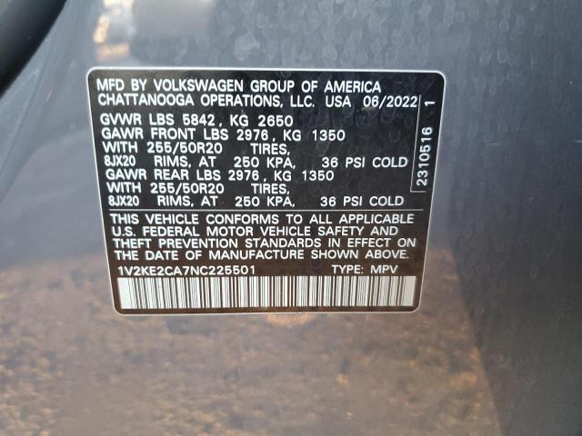 Photo 11 VIN: 1V2KE2CA7NC225501 - VOLKSWAGEN ATLAS 