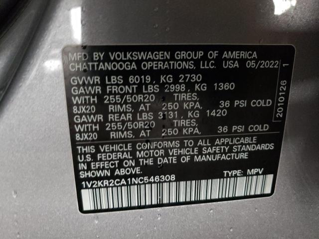 Photo 13 VIN: 1V2KR2CA1NC546308 - VOLKSWAGEN ATLAS 