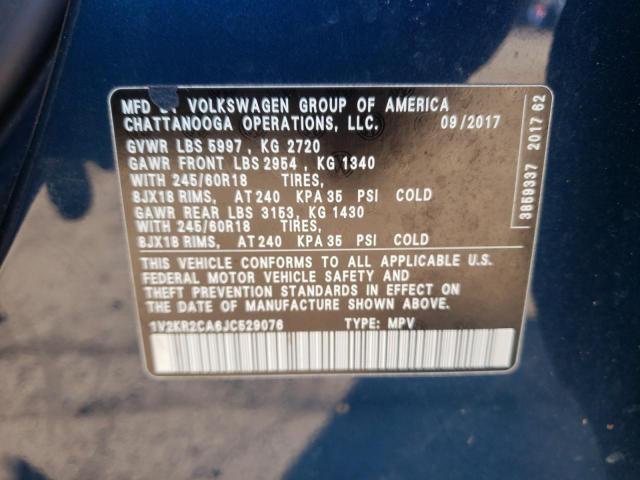 Photo 13 VIN: 1V2KR2CA6JC529076 - VOLKSWAGEN ATLAS SE 