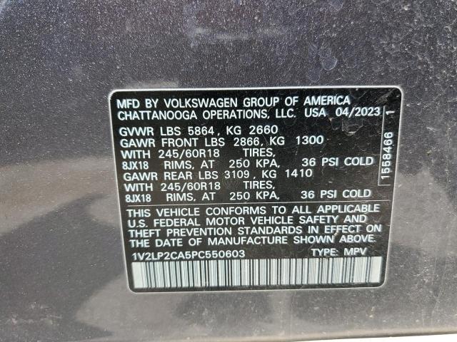 Photo 12 VIN: 1V2LP2CA5PC550603 - VOLKSWAGEN ATLAS 