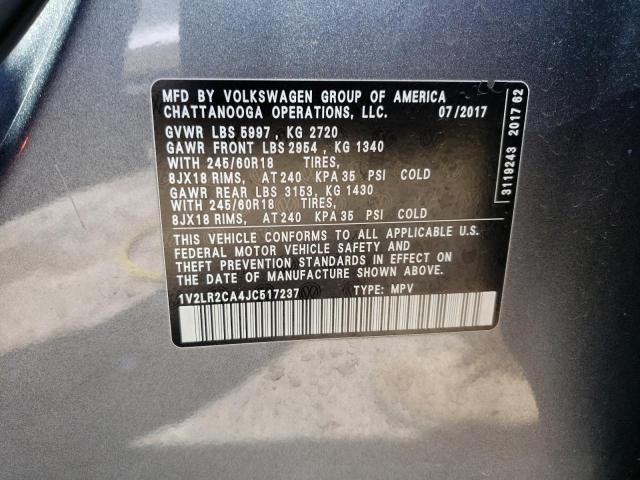 Photo 12 VIN: 1V2LR2CA4JC517237 - VOLKSWAGEN ATLAS 