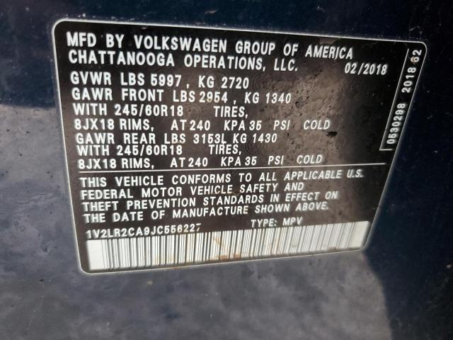 Photo 13 VIN: 1V2LR2CA9JC556227 - VOLKSWAGEN ATLAS 