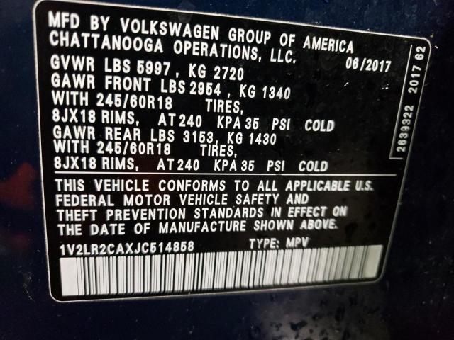 Photo 13 VIN: 1V2LR2CAXJC514858 - VOLKSWAGEN ATLAS SE 