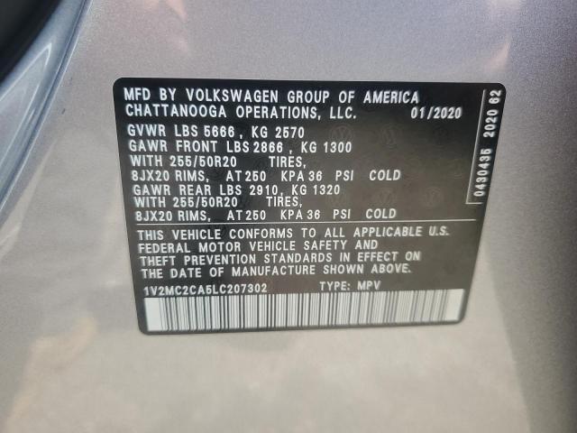 Photo 12 VIN: 1V2MC2CA5LC207302 - VOLKSWAGEN ATLAS 