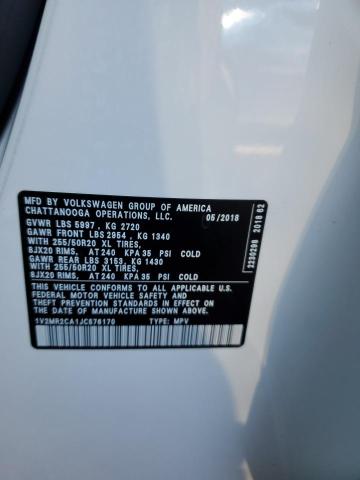 Photo 13 VIN: 1V2MR2CA1JC576170 - VOLKSWAGEN ATLAS SEL 