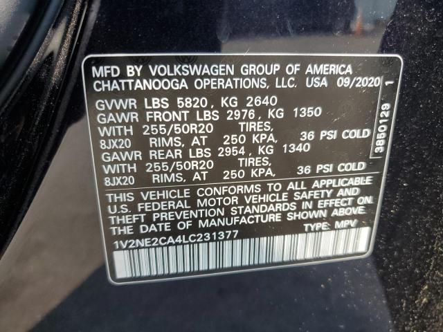 Photo 11 VIN: 1V2NE2CA4LC231377 - VOLKSWAGEN ATLAS 