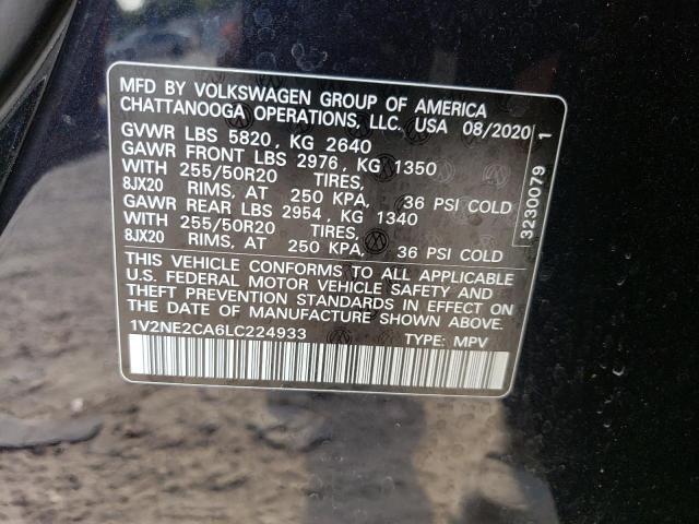 Photo 12 VIN: 1V2NE2CA6LC224933 - VOLKSWAGEN ATLAS 