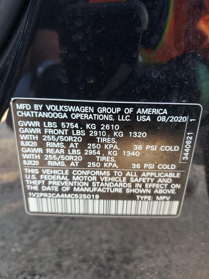 Photo 11 VIN: 1V2PR2CA4MC525019 - VOLKSWAGEN ATLAS 