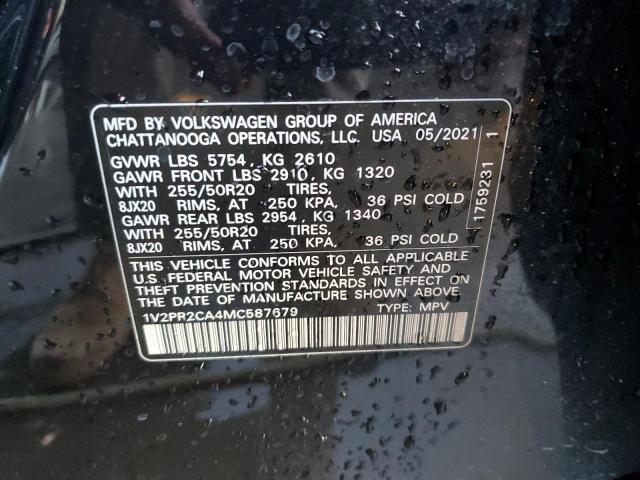 Photo 12 VIN: 1V2PR2CA4MC587679 - VOLKSWAGEN ATLAS 