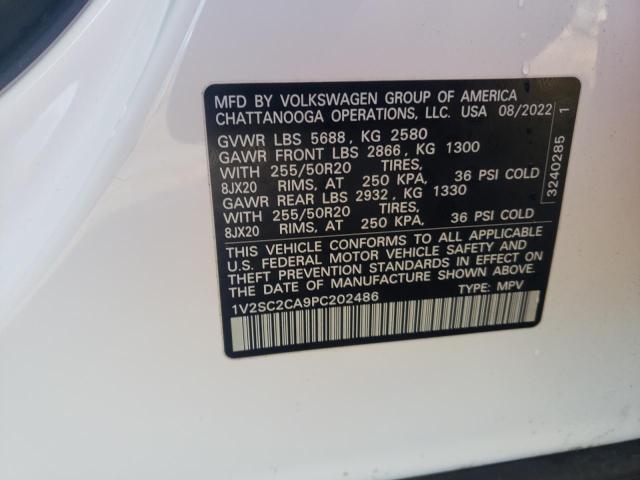 Photo 12 VIN: 1V2SC2CA9PC202486 - VOLKSWAGEN ATLAS 